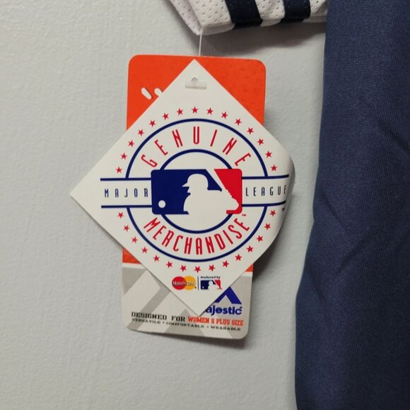 Majestic Detroit Tigers MLB Baseball Major League Tags Womens Plus 3X Lace Up - Picture 4 of 9